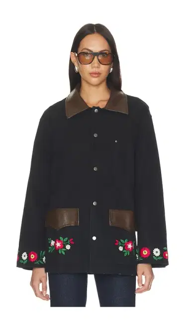 Found Canvas Embroidered Work Jacket | Thumbnail 2