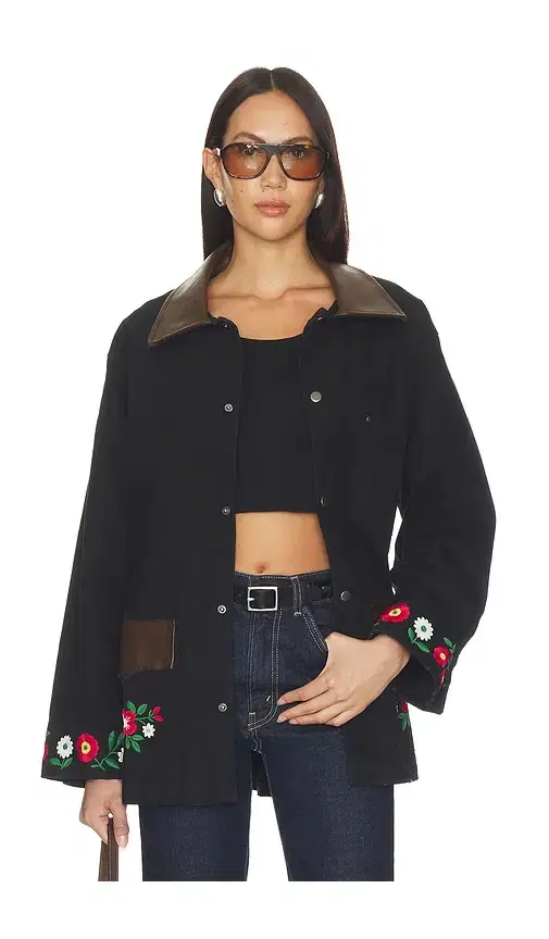 Found Canvas Embroidered Work Jacket