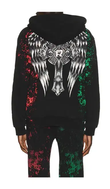 Affliction x Fuerza Regida Crazyz Zip Hoodie | Thumbnail 2