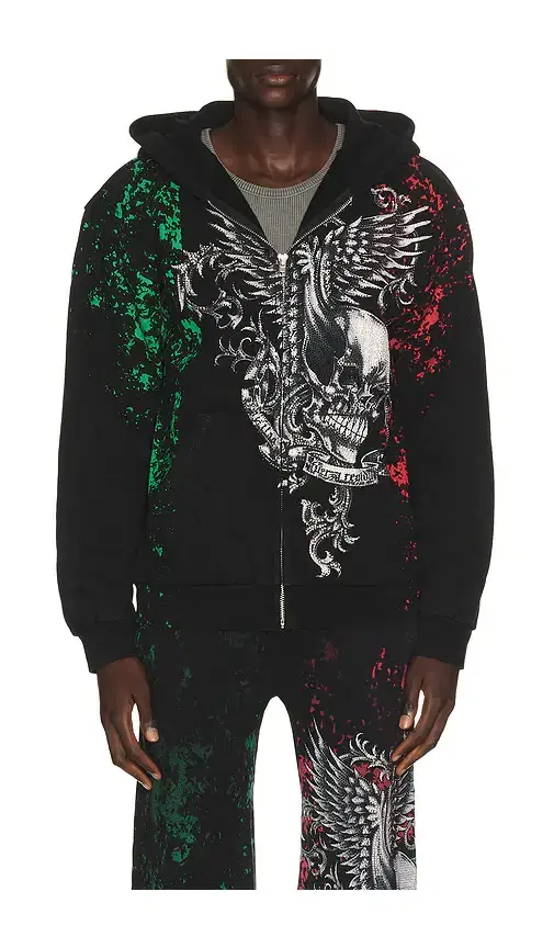 Affliction x Fuerza Regida Crazyz Zip Hoodie