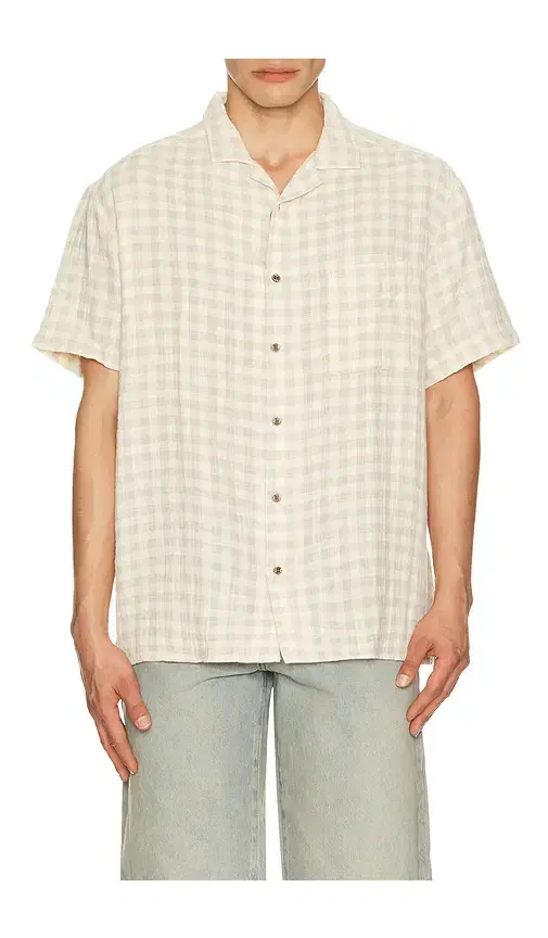 Duvin Design Textured Cotton Button Up Shirt