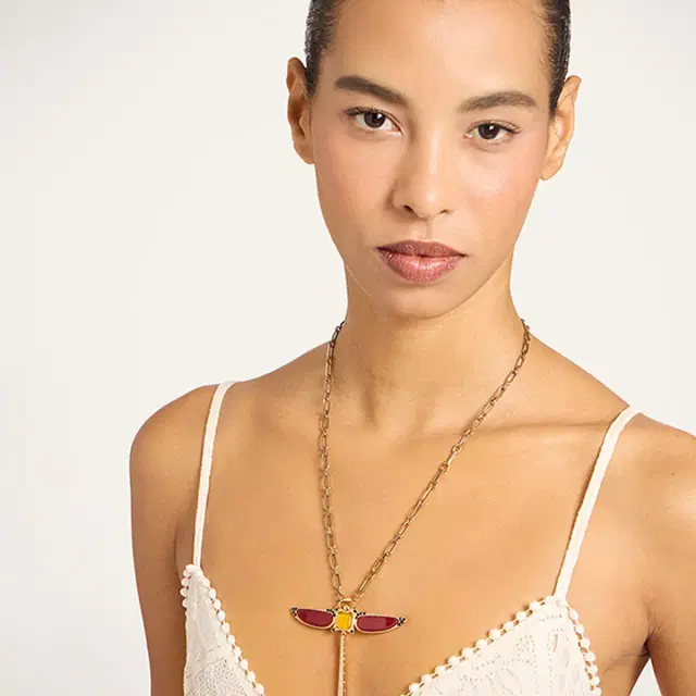 La Double J Dragonfly Necklace