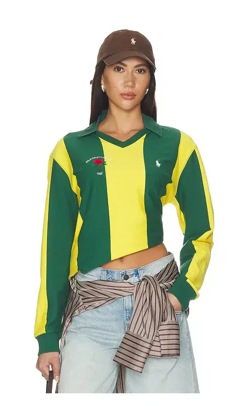 Polo Ralph Lauren Rugby Jersey Long Sleeve Polo Collar Pullover