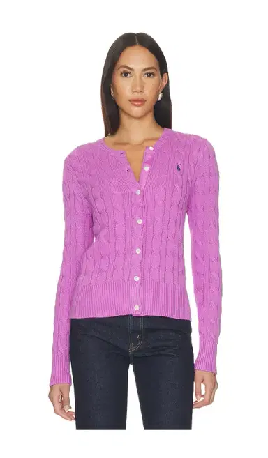 Polo Ralph Lauren Cotton Long Sleeve Cardigan | Thumbnail 1