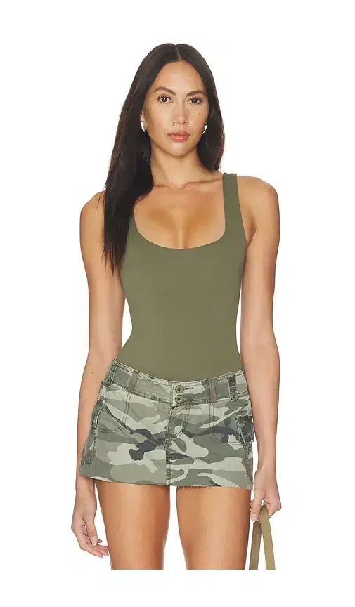 Good American The Sculpting Modern Tank Top