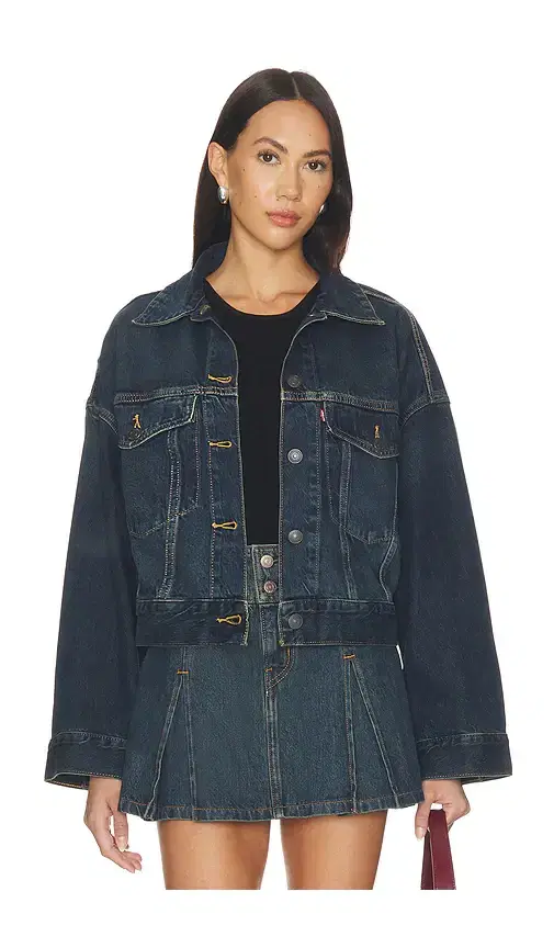 LEVI'S Loose Crop Trucker Jacket