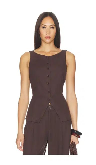 Vuori Trestles Twill Button Down Tank Top | Thumbnail 1