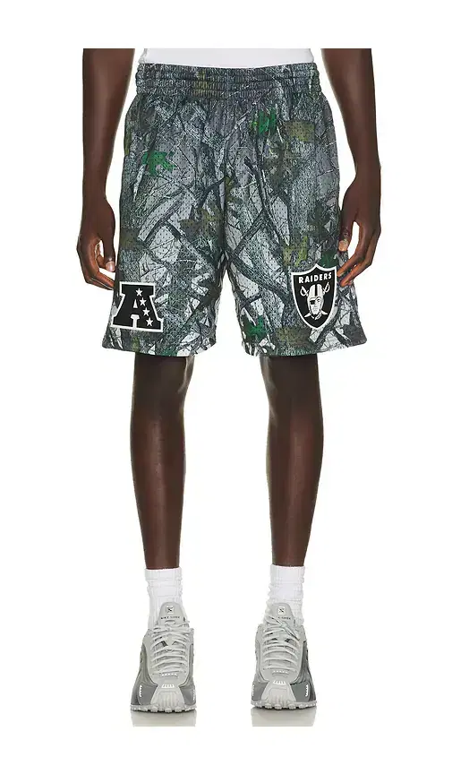 NFL Las Vegas Raiders Quiet Blaze 7 Mesh Shorts NFL Las Vegas Raiders Quiet Blaze 7 Mesh Shorts