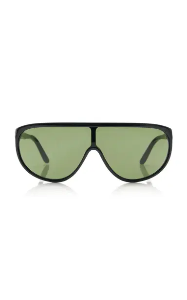 Toteme Shield Aviator-Frame Acetate Sunglasses | Thumbnail 1