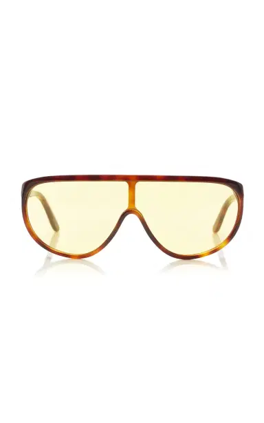 Toteme Shield Aviator-Frame Acetate Sunglasses | Thumbnail 1