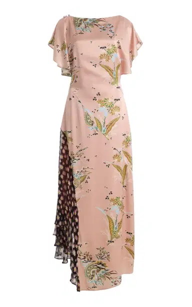 Staud Fawn Stretch-Silk Maxi Dress | Thumbnail 1 Staud Fawn Stretch-Silk Maxi Dress | Thumbnail 1