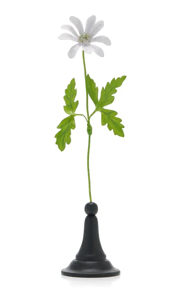Erbavoglio Milano Anemone Handcrafted Metal Sculpture - White