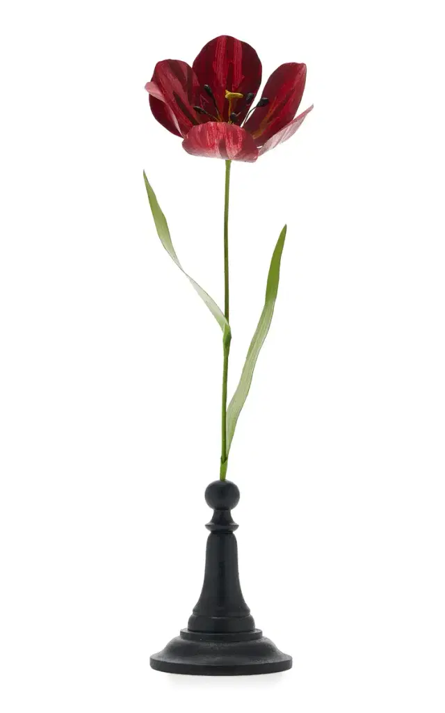 Erbavoglio Milano Tulip Handcrafted Metal Sculpture - Pink