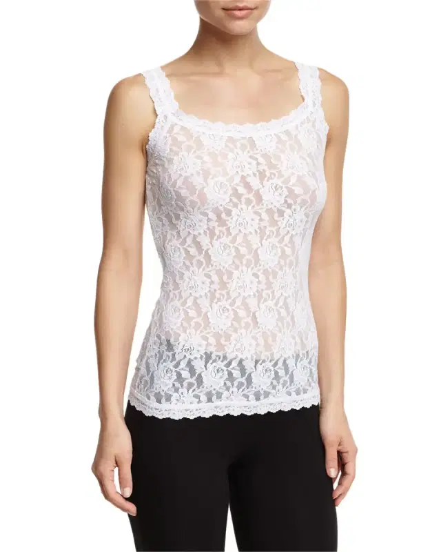 Hanky Panky Plus Size Scoop-Neck Lace Chemise