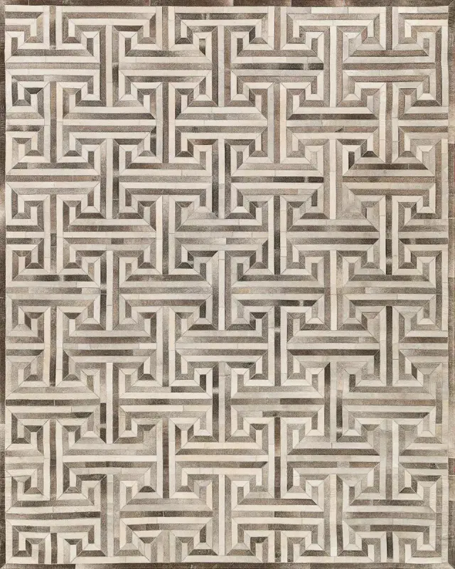 Exquisite Rugs Cityscape Hairhide Rug