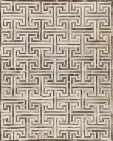 Exquisite Rugs Cityscape Hairhide Rug | Thumbnail 1