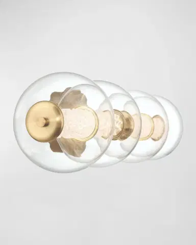 Eurofase Atomo 4-Light LED Vanity in Chrome | Thumbnail 3 Eurofase Atomo 4-Light LED Vanity in Chrome | Thumbnail 3