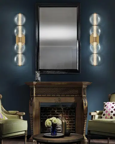 Eurofase Atomo 4-Light LED Vanity in Chrome | Thumbnail 5 Eurofase Atomo 4-Light LED Vanity in Chrome | Thumbnail 5