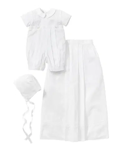Kissy Kissy Kid's Graham Christening Button Off Gown, Size 0M-12M | Thumbnail 1