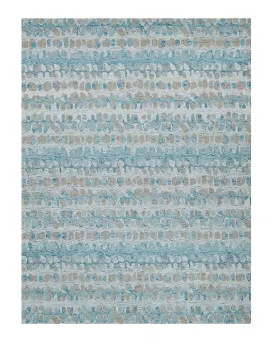 Exquisite Rugs Colorplay Hand-Tufted Turquoise Rug | Thumbnail 1