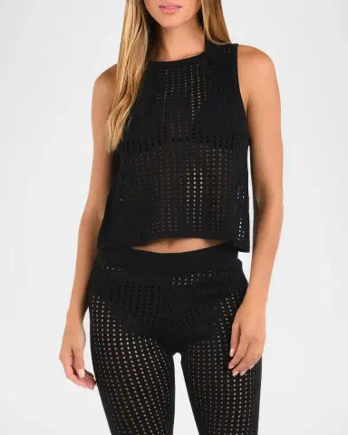 Sunshine 79 Resort Crochet Tank Top | Thumbnail 4
