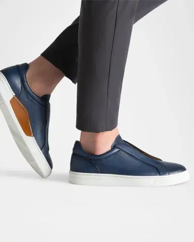 Magnanni Men's Gasol Leather Slip-On Sneakers | Thumbnail 2