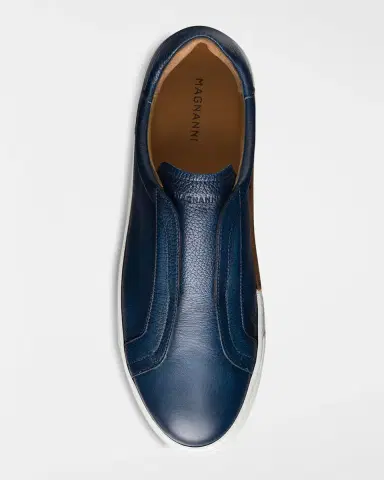 Magnanni Men's Gasol Leather Slip-On Sneakers | Thumbnail 4