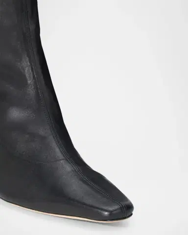 Staud Wally Leather Sock Ankle Boots | Thumbnail 5