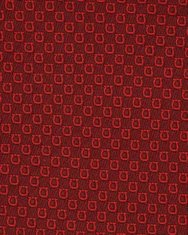 Ferragamo Men's Micro-Gancio Silk Tie | Thumbnail 4