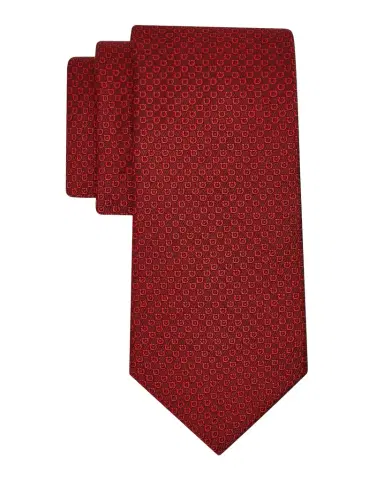 Ferragamo Men's Micro-Gancio Silk Tie | Thumbnail 1