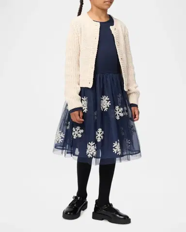 Molo Girl's Cyrus Sequined Tulle & Jersey Dress, Size 7-12 | Thumbnail 2