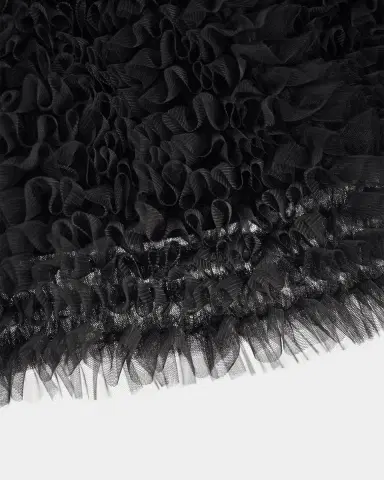 Molo Girl's Blissus Ruffled Tulle Midi Skirt, Size 3-6 | Thumbnail 3