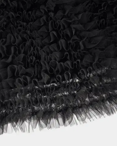 Molo Girl's Blissus Ruffled Tulle Midi Skirt, Size 7-12 | Thumbnail 3