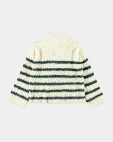 Molo Girl's Govina High-Neck Striped Sweater, Size 7-12 | Thumbnail 2