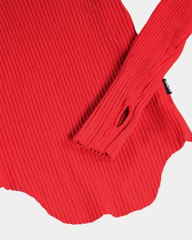 Molo Girl's Rochelle Ribbed Long-Sleeve Shirt, Size 7-12 | Thumbnail 6