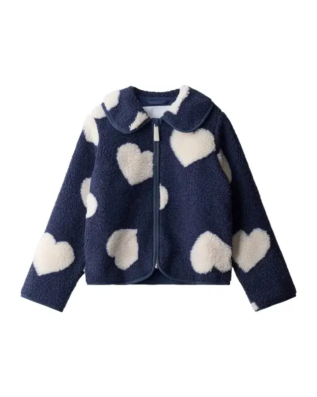 Molo Girl's Unna Heart Jacket, Size 5-7