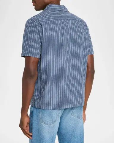 RAILS Men's Ely Multi-Stripe Short-Sleeve Shirt | Thumbnail 3 RAILS Men's Ely Multi-Stripe Short-Sleeve Shirt | Thumbnail 3