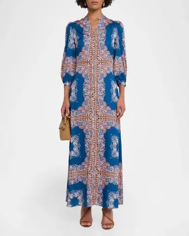 MISA Los Angeles Farrah Printed Maxi Dress | Thumbnail 2