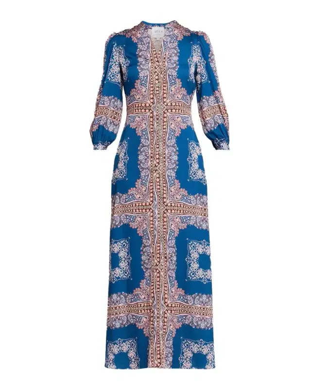 MISA Los Angeles Farrah Printed Maxi Dress