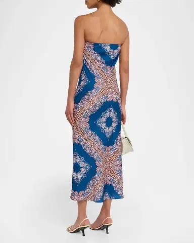 MISA Los Angeles Thara Strapless Midi Dress | Thumbnail 3