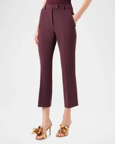 Akris Francy Bootcut Cropped Pants | Thumbnail 3 Akris Francy Bootcut Cropped Pants | Thumbnail 3