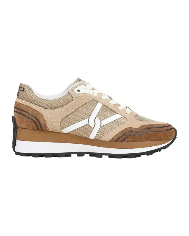 Veronica Beard Valentina Sport Mixed Leather Retro Sneakers
