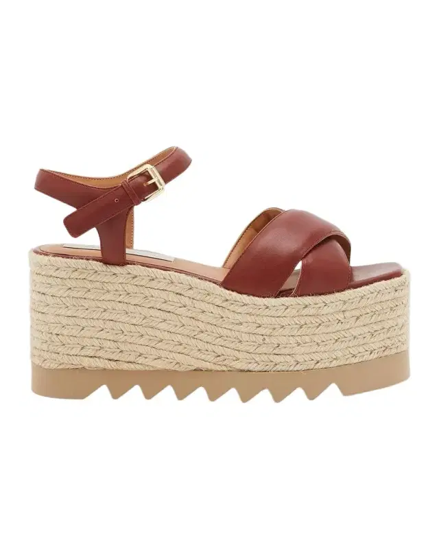 Stella McCartney Elyse Espadrille Wedge Sandals