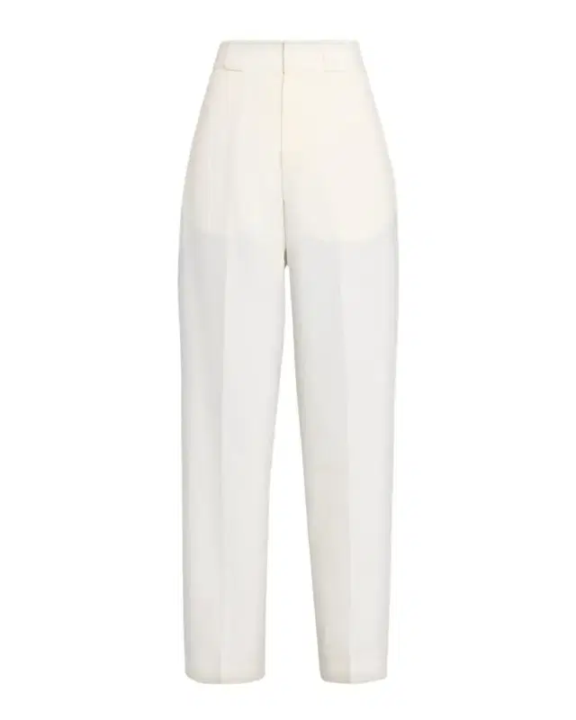 FForme Nahla Cotton-Silk Faille Straight-Leg Utility Trousers