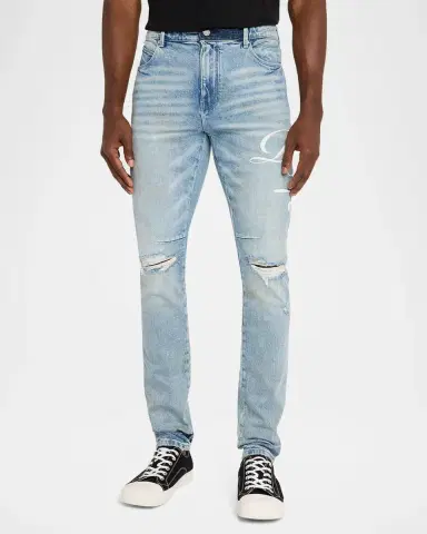 RTA Men's Bryant Cursive Skinny Jeans | Thumbnail 4 RTA Men's Bryant Cursive Skinny Jeans | Thumbnail 4