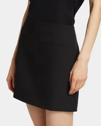 Milly Cady Solid Mini Skirt | Thumbnail 7