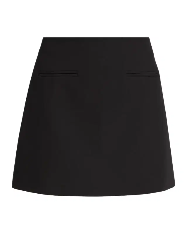 Milly Cady Solid Mini Skirt