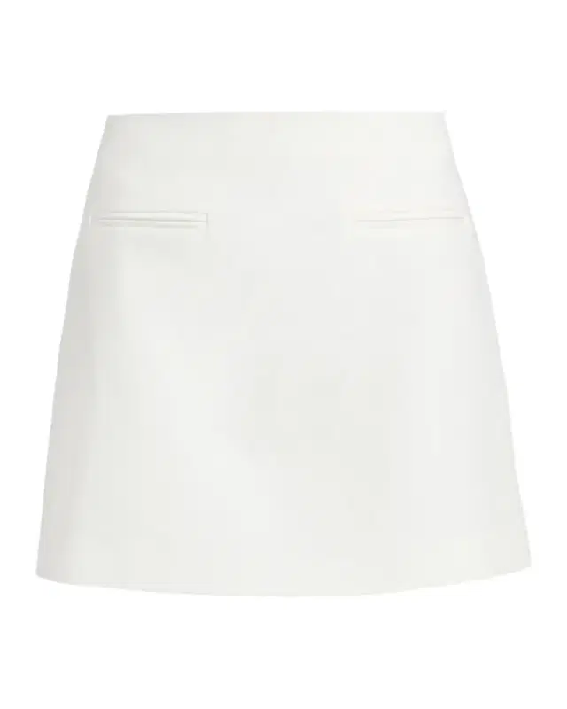 Milly A-Line Cady Mini Skirt