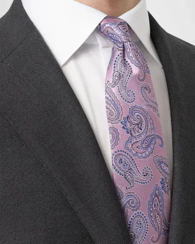 Eton Men's Paisley Silk Tie | Thumbnail 2