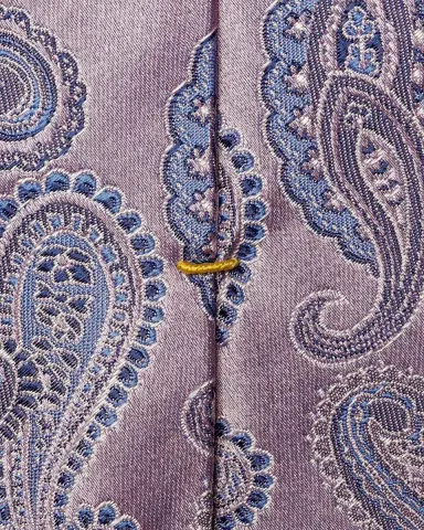 Eton Men's Paisley Silk Tie | Thumbnail 4